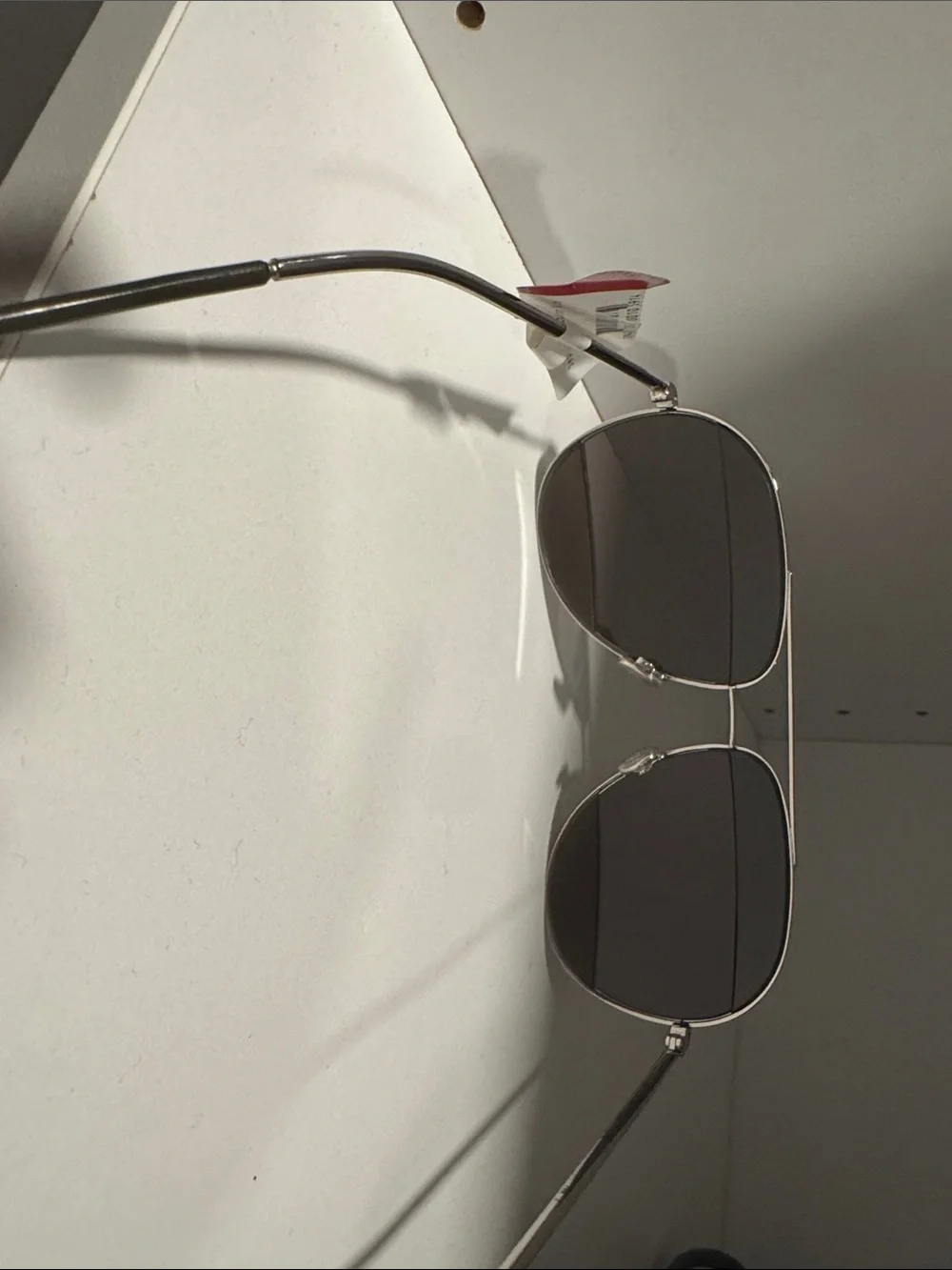 Dior Silver Frame Sunglasses with Dark Smoke Lenses
